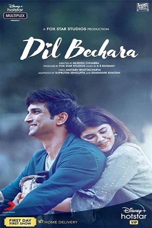  Dil Bechara (2020) Hindi Full Movie 480p [300MB] | 720p [900MB] | 1080p [3GB]