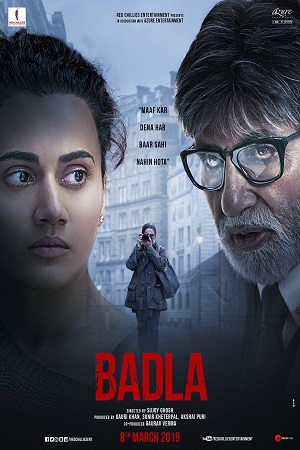  Badla (2019) Hindi Full Movie 480p [350MB] | 720p [700MB] | 1080p [3.4GB]